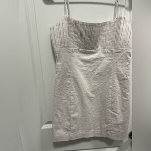 Maeve By Anthropologie Women’s Dress White Spaghetti Strap Size 6 NWT